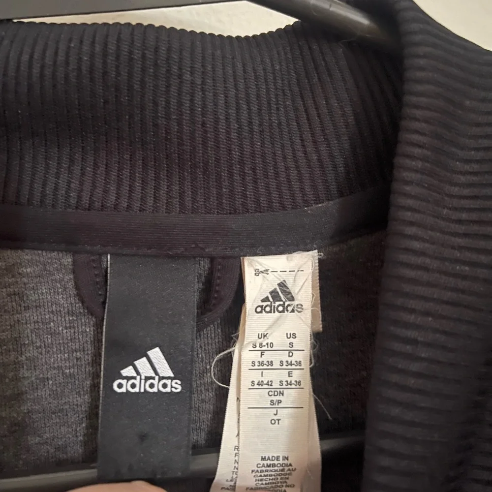 Adidas Women's Black Bomber Jacket - Picture 6 of 6